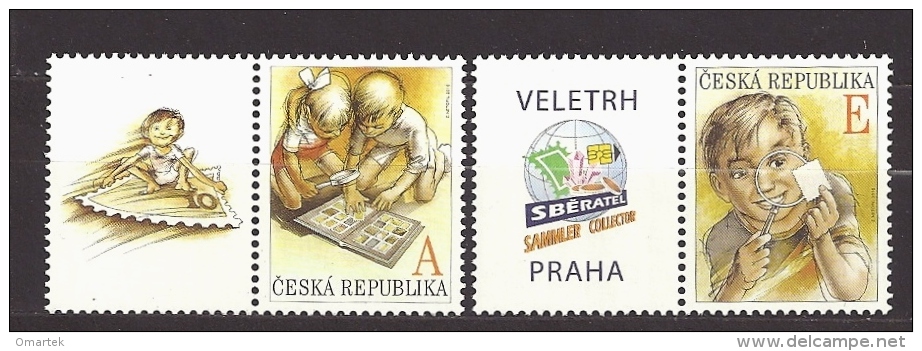 Czech Republic 2010 MNH ** Mi 642-643 Zf Sc 3463-3464 Union Of The Czech Philatelists Meeting. Tschechische Republik - Neufs