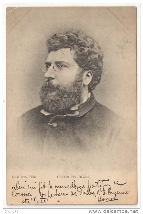 Georges BIZET - Photo Carjat - Music And Musicians