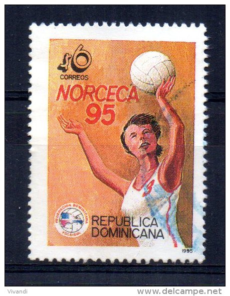 Dominican Republic - 1995 - Volleyball Centenary - Used - Dominicaanse Republiek