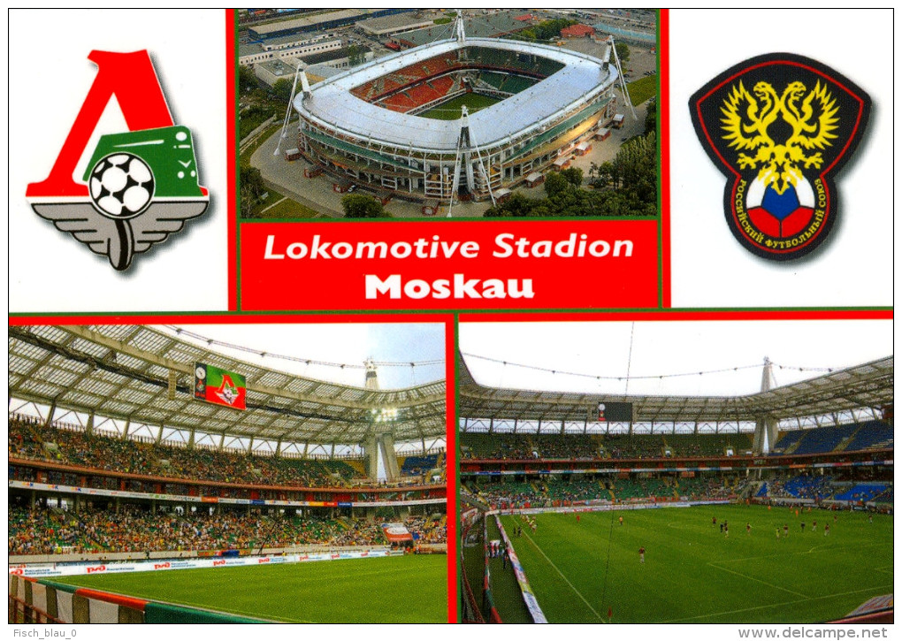 Stadionpostkarte FC Lokomotive Moskau Neu, exklusiv und limitiert