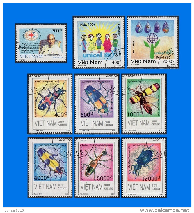 VN 1996-0001, Complete Year Set, CTO/MNH (10 Scans)