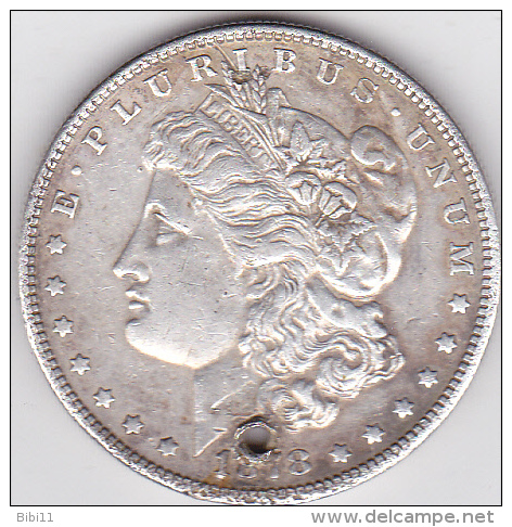 ETATS-UNIS . ONE DOLLAR 1878 . MORGAN .ARGENT - 1878-1921: Morgan