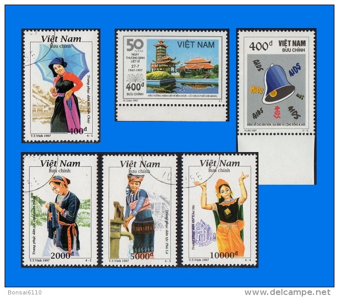 VN 1997-0001, Complete Year Set, CTO/MNH (12 Scans)