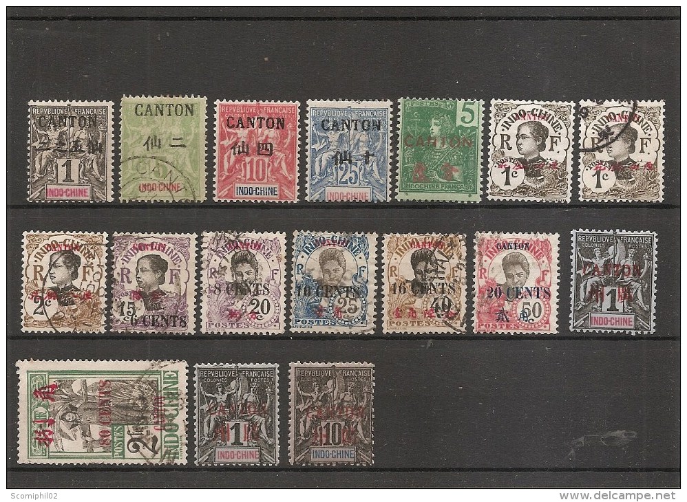 Canton ( Lot De Timbres Divers ) - Sonstige & Ohne Zuordnung