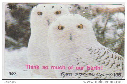 BIRDS - JAPAN - H1722 - OWL - 110-011 - Búhos, Lechuza