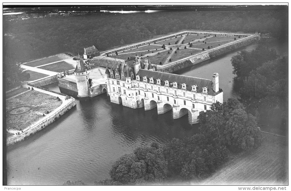 PP - 136 - LOIR ET CHER - CHEVERNY - Le Chateau -  Rare Plaque Photo - Plaques De Verre