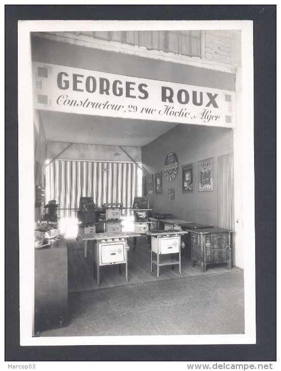 ALGER Salon Des Arts Ménagers 1935 Photo Du Stand Georges ROUX Cuisiniéres L DESSAULT Photo Industrielle Alger - Métiers