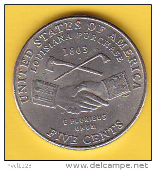 USA - 2004 Circulating 5&cent; Coin "Louisiana Purchase" (#2004-05-01) - 1938-…: Jefferson