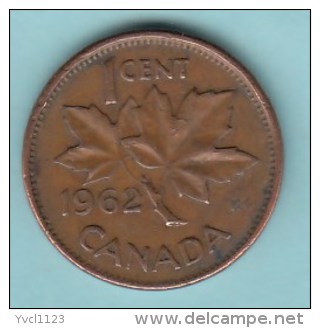 CANADA - 1962 Circulating 1&cent; Coin (#1962-01-01) - Canada