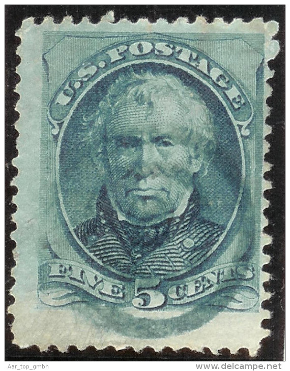 USA Ca. 1870+ Mi # 48 II Sc179 Blauer Ring-O - Oblitérés