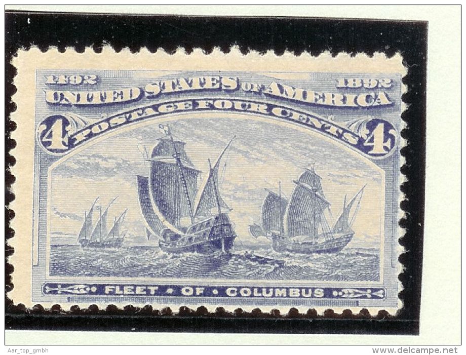 USA 1893 4Cent ** Postfrisch Mi # 76 - Unused Stamps