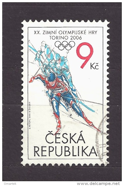 Czech Republic 2006 ⊙ Mi 459 Sc 3299 XXth Winter Olympic Games Torino  Tschechische Republik - Used Stamps