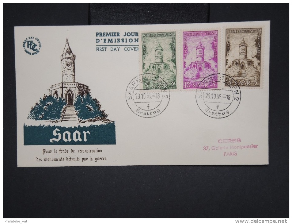 SARRE - Enveloppe F.d.c. En 1956 - à Voir - Lot P7499 - FDC