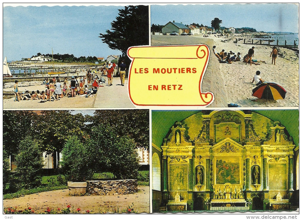 44  LES  MOUTIERS  EN  RETZ     4  VUES - Les Moutiers-en-Retz