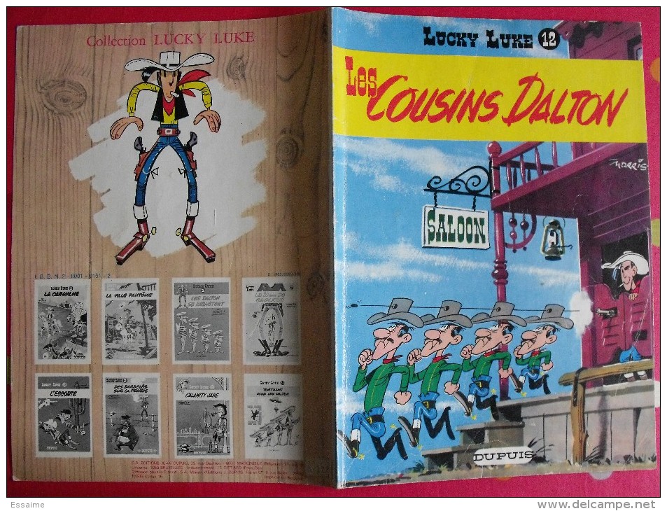 Lucky Luke N° 12. Les Cousins Dalton. Morris. Dupuis 1977 - Lucky Luke