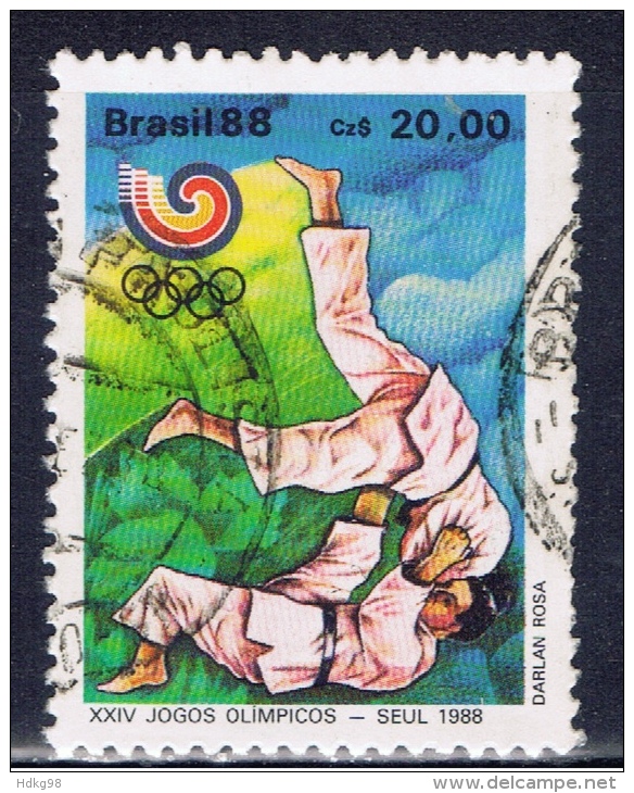 BR+ Brasilien 1988 Mi 2249 2258 Kämmerei, Olympische Sommerspiele - Oblitérés