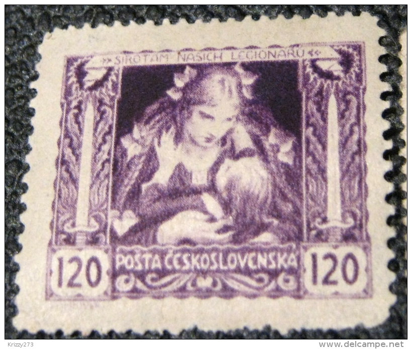 Czechoslovakia 1919 The 1st Anniversary Of Czezhoslovak Independence 120h - Mint - Unused Stamps