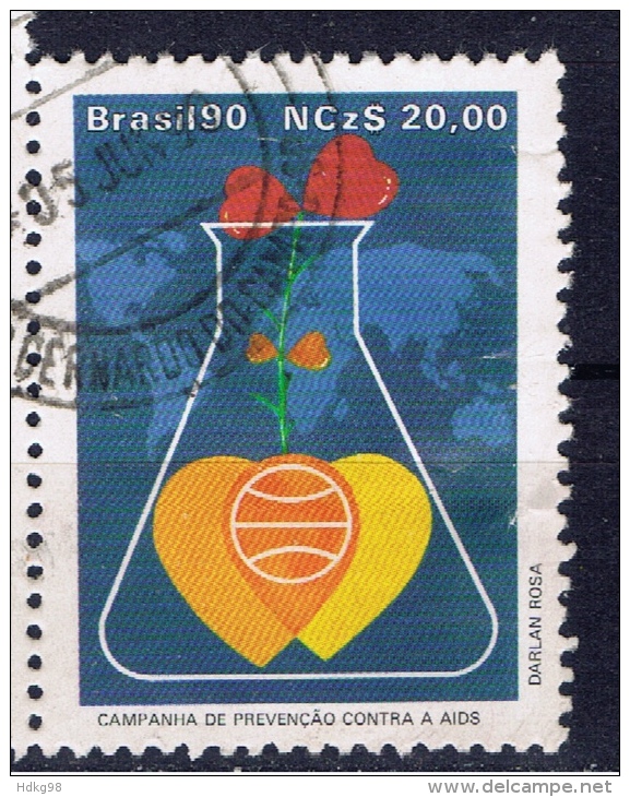 BR+ Brasilien 1990 Mi 2351 2359 AIDS, Straßentransport-Union - Usados