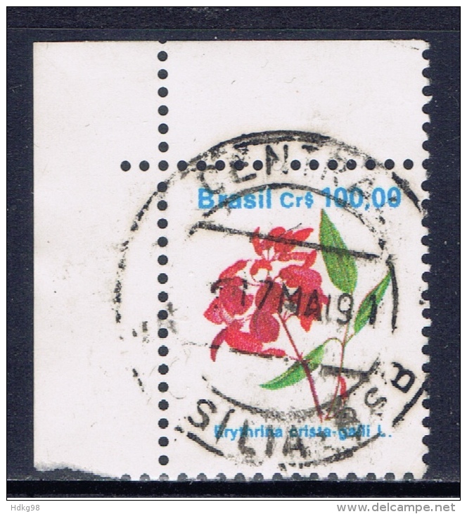 BR+ Brasilien 1990 Mi 2364 2373 2374 Clitoria Fairchildiana, Korallenstrauch - Used Stamps