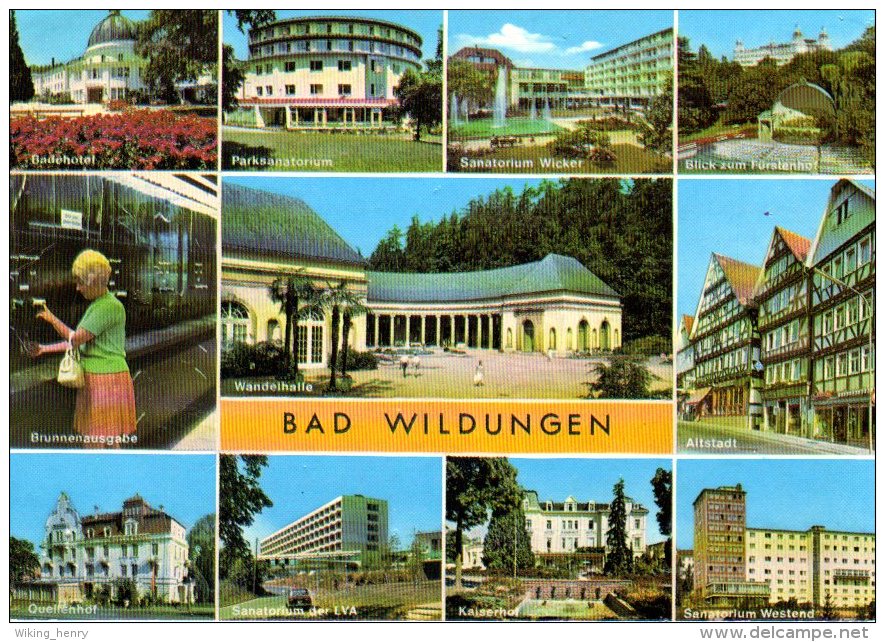 Bad Wildungen - Mehrbildkarte 25 - Bad Wildungen