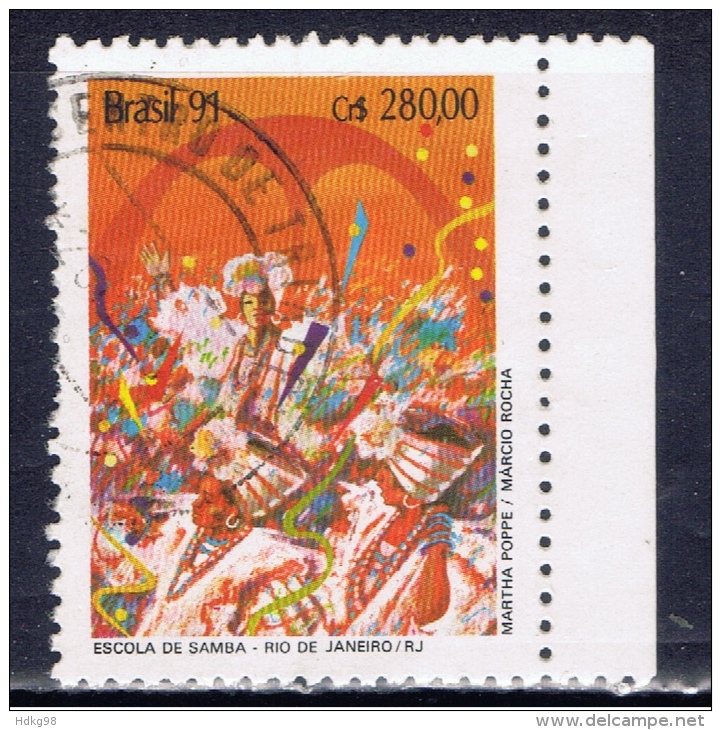 BR+ Brasilien 1991 Mi 2396 2401 Cazuza, Karneval - Used Stamps