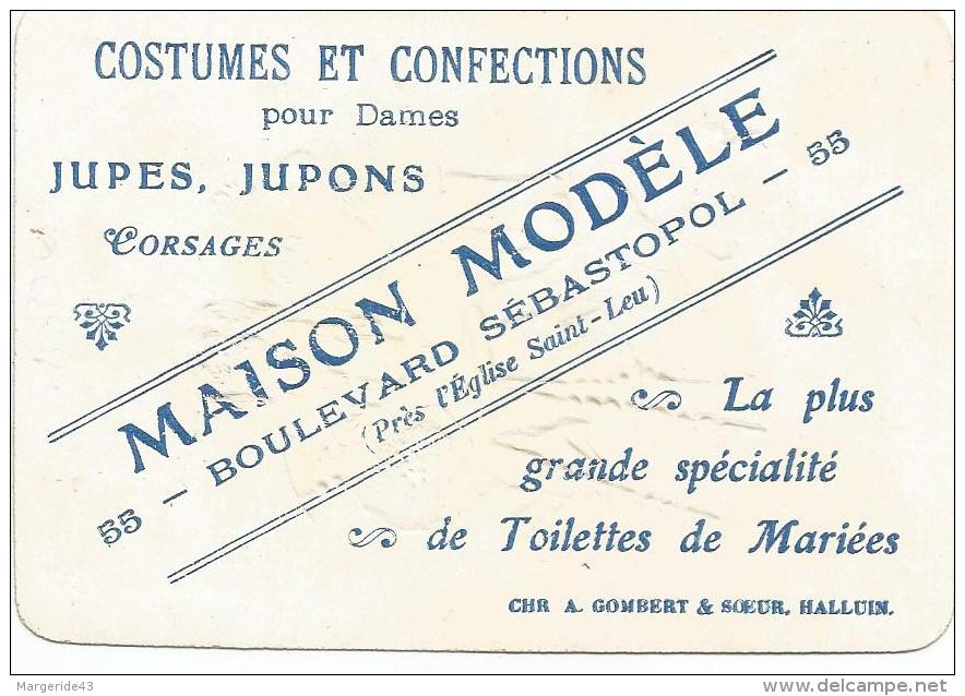 CHROMOS MAISON MODELE (PARIS) - ENFANT ET CHIEN.(GAUFFRé) - Altri & Non Classificati