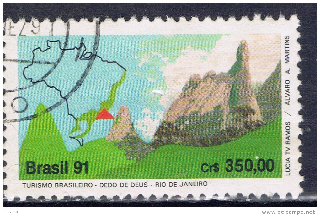 BR+ Brasilien 1991 Mi 2423 2432 Dedo De Deus, TELECOM - Used Stamps