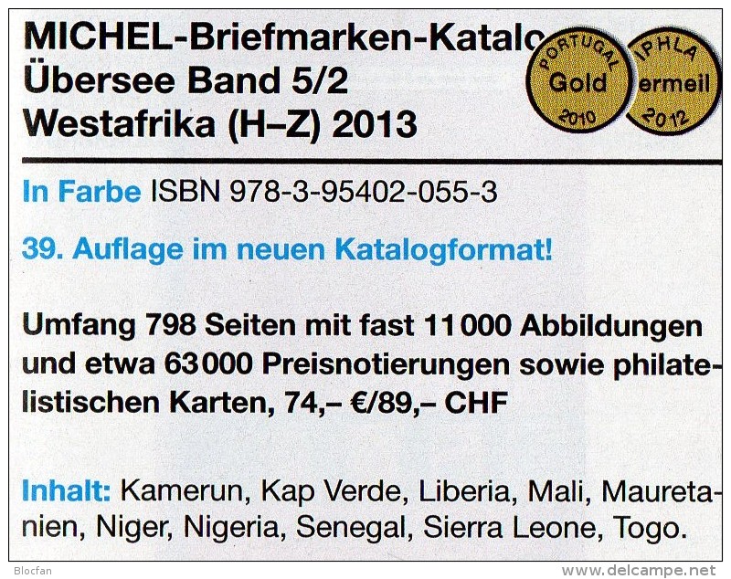 Catalogue West-Africa Band 5 I+II MICHEL 2013 New 148€ A-Z Benin Mali Burkina Faso Togo Gambia Niger Ghana Guinea Bissau - Andere & Zonder Classificatie