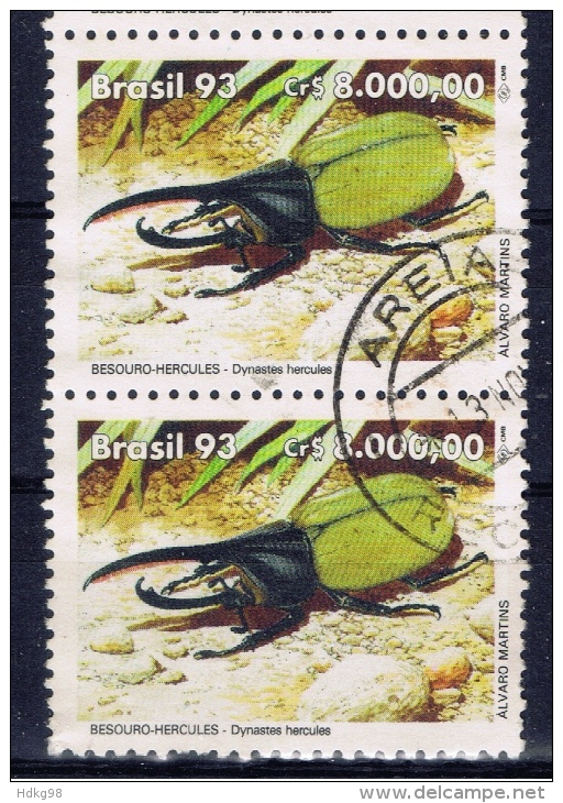 BR+ Brasilien 1993 Mi 2523 Herkuleskäfer (Paar) - Gebraucht