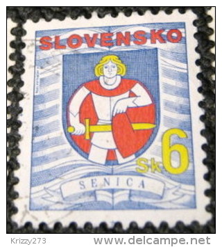 Slovakia 1996 City Arms - Senica 6sk - Used - Gebruikt