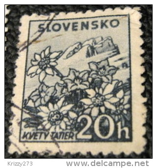 Slovakia 1940 Mountain Landscapes 20h - Used - Used Stamps