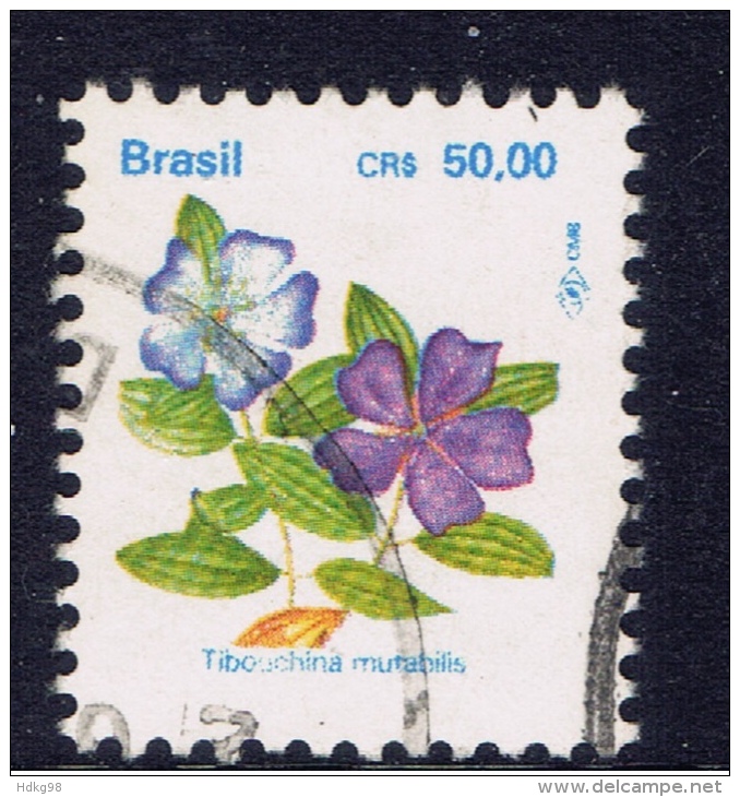 BR+ Brasilien 1993 Mi 2550 2552 De Maraes, Tibouchina Mutabilis - Gebraucht