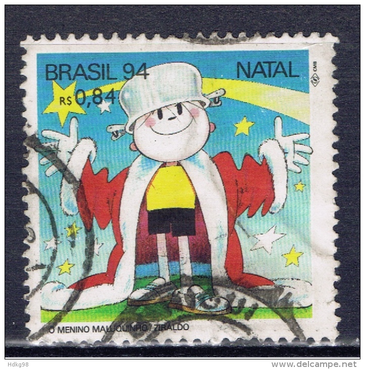 BR+ Brasilien 1994 Mi 2620-21 2629 Märchen, Weihnachten - Usados