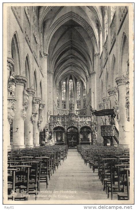 BELGIQUE - ANVERS - LIER - LIERRE - Intérieur De La Collégiale - Binnenzicht Der Hoofdkerk. - Lier