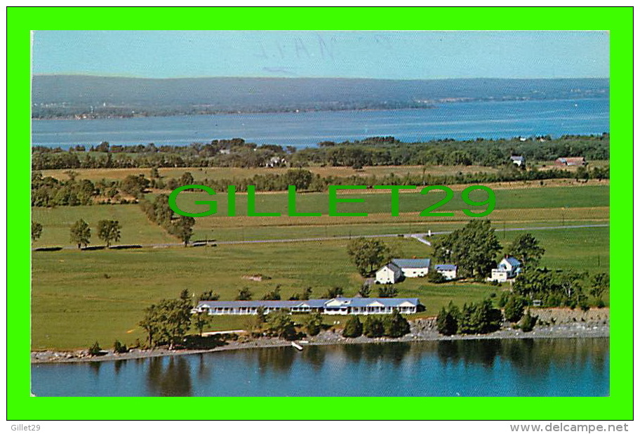 BURLINGTON, VT -  SHORE ACRES RESORT MOTEL, ON THE SHORE OF LAKE CHAMPLAIN - TRAVEL IN 1963 - - Burlington