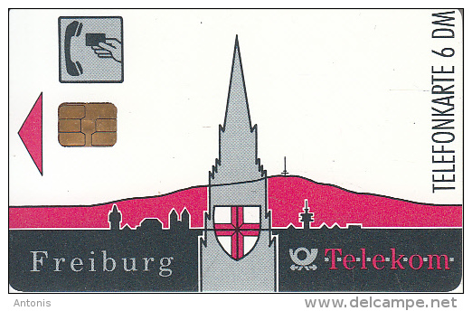 GERMANY(chip) - Freiburg(A 03), Tirage 20000, 02/92, Used - A + AD-Series : Publicitarias De Telekom AG Alemania