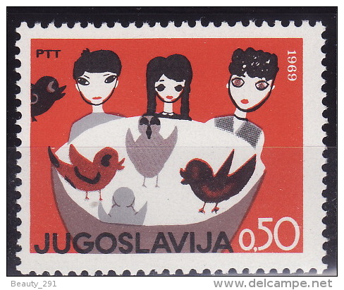 Yugoslavia 1969. Children's Week, MNH(**) Mi 1348 - Ungebraucht