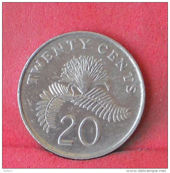 SINGAPORE  20  CENTS  1989   KM# 52  -    (Nº12105) - Singapore