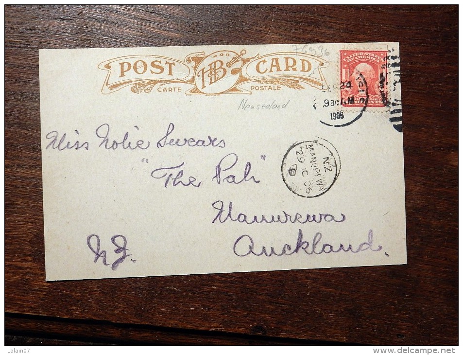 Carte Postale Ancienne :  PAGO PAGO : Siva Performers, Stamp 1906 - Amerikaans-Samoa