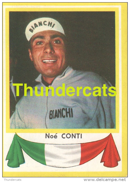 167 NOE CONTI ITALY ITALIA ITALIE ** VINTAGE TRADING CARD CYCLING ANCIENNE CHROMO CYCLISME WIELRENNEN COUREUR - Cyclisme