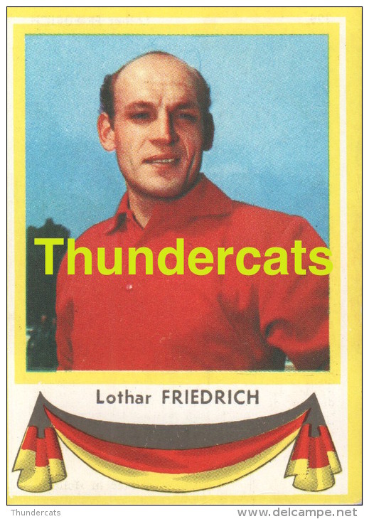 129 LOTHAR FRIEDRICH GERMANY DEUTSCHLAND  ** VINTAGE TRADING CARD CYCLING ANCIENNE CHROMO CYCLISME WIELRENNEN COUREUR - Cyclisme