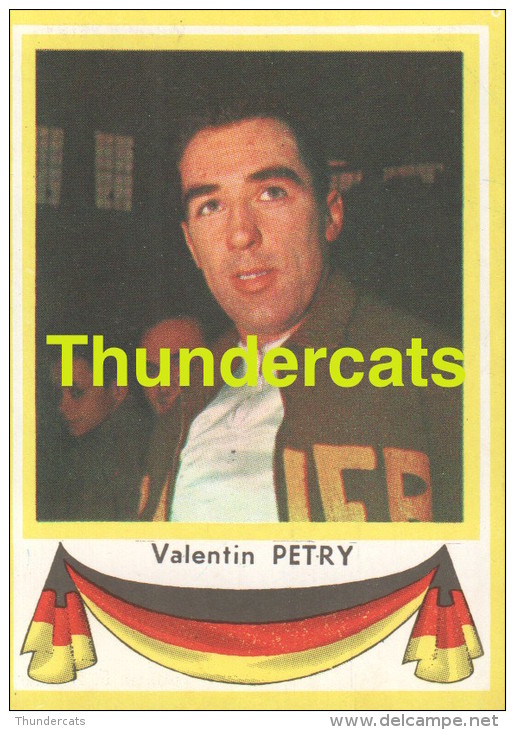 122 VALENTIN PETRY GERMANY DEUTSCHLAND  ** VINTAGE TRADING CARD CYCLING ANCIENNE CHROMO CYCLISME WIELRENNEN COUREUR - Cyclisme