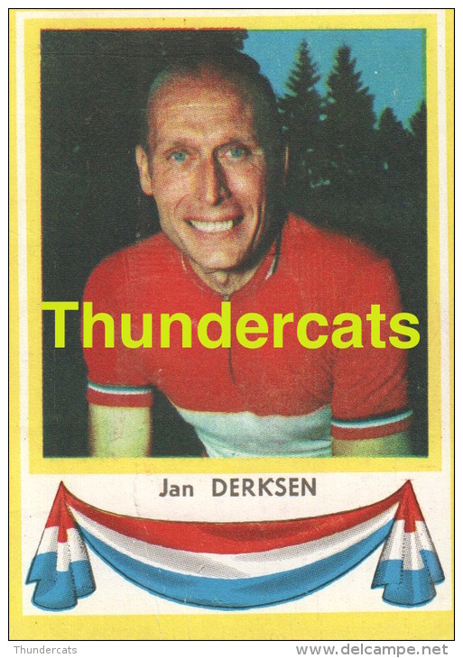 111 JAN DERKSEN PAYS BAS NEDERLAND ** VINTAGE TRADING CARD CYCLING ANCIENNE CHROMO CYCLISME WIELRENNEN COUREUR - Cyclisme