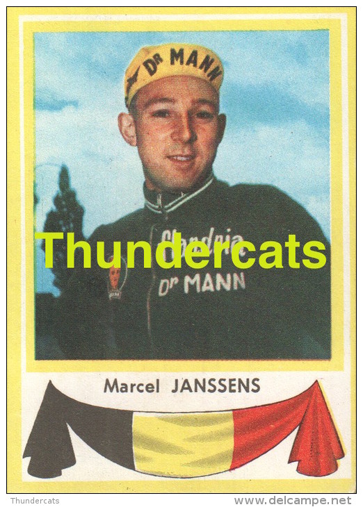 104 MARCEL JANSSENS BELGIE BELGIQUE ** VINTAGE TRADING CARD CYCLING ANCIENNE CHROMO CYCLISME WIELRENNEN COUREUR - Cyclisme