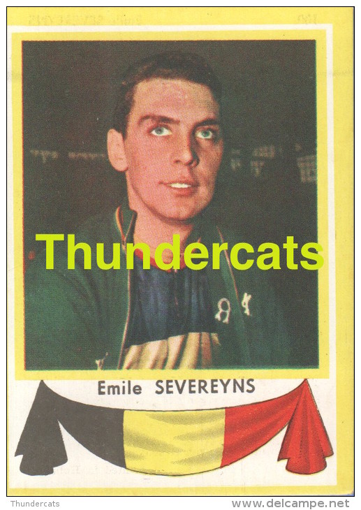 100 EMILE SEVEREYNS BELGIE BELGIQUE ** VINTAGE TRADING CARD CYCLING ANCIENNE CHROMO CYCLISME WIELRENNEN COUREUR - Cyclisme