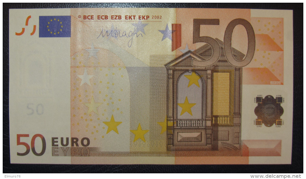 50 EURO J093G4 DRAGHI Serie S72 Italy Italia Perfect UNC - 50 Euro