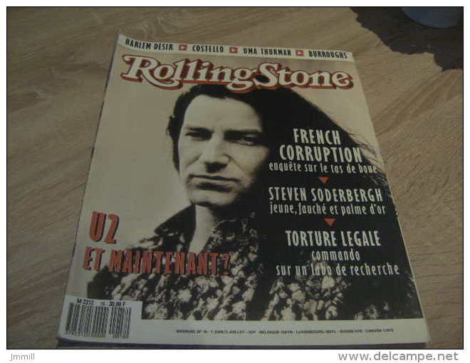 Rolling Stone Magazine : N° 18 1989 U2 - Sonstige & Ohne Zuordnung