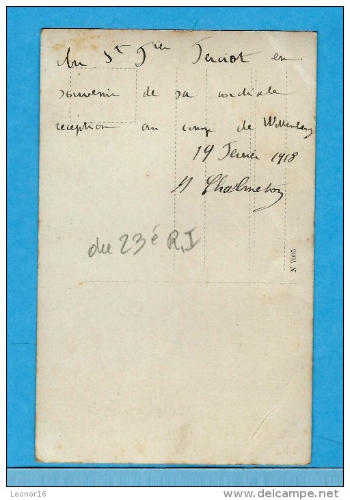 WITTENBERG  -  * SOUVENIR DU PASSAGE AU CAMP DE PRISONNIERS FRANCAIS *de " CHALMETON M." Du 23è RGT INF. - Wittenberg