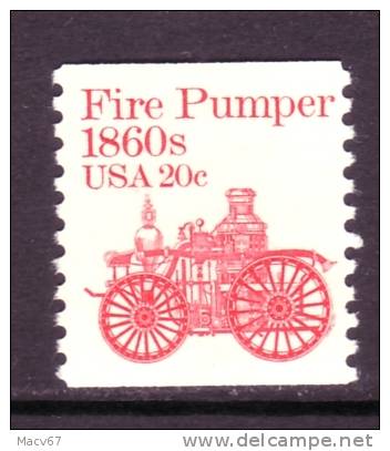 U.S. 1908  **  FIRE PUMPER - Coils & Coil Singles
