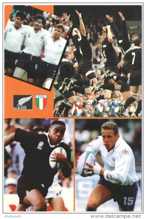 F.I.R. - Incontro Internazionale Di Rugby - Italia-Nuova Zelanda (All Blacks) - Annullo Speciale 28.10.1995 - Stadio ... - Rugby